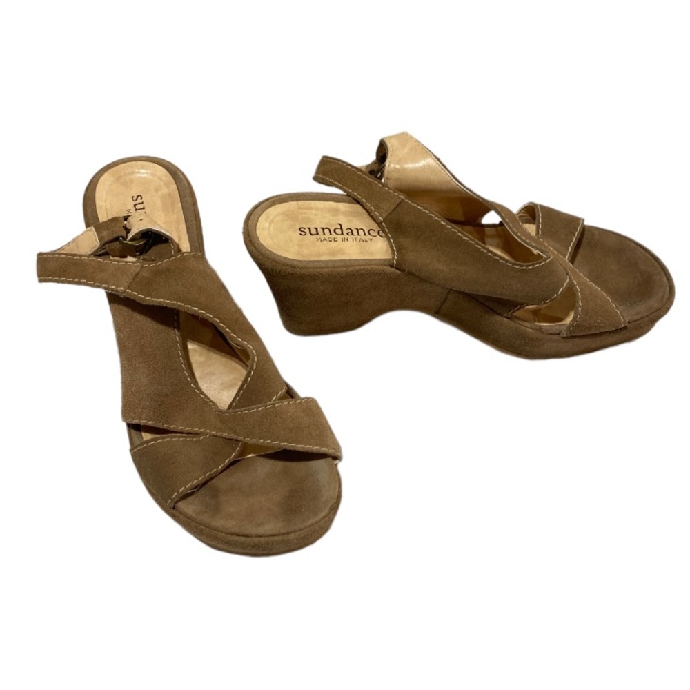 Sundance suede platforms